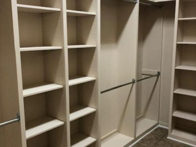 Custom Walk In Wardrobe Installation